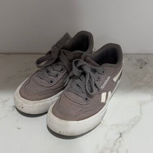 Reebok Kids Charcoal and White Sneakers